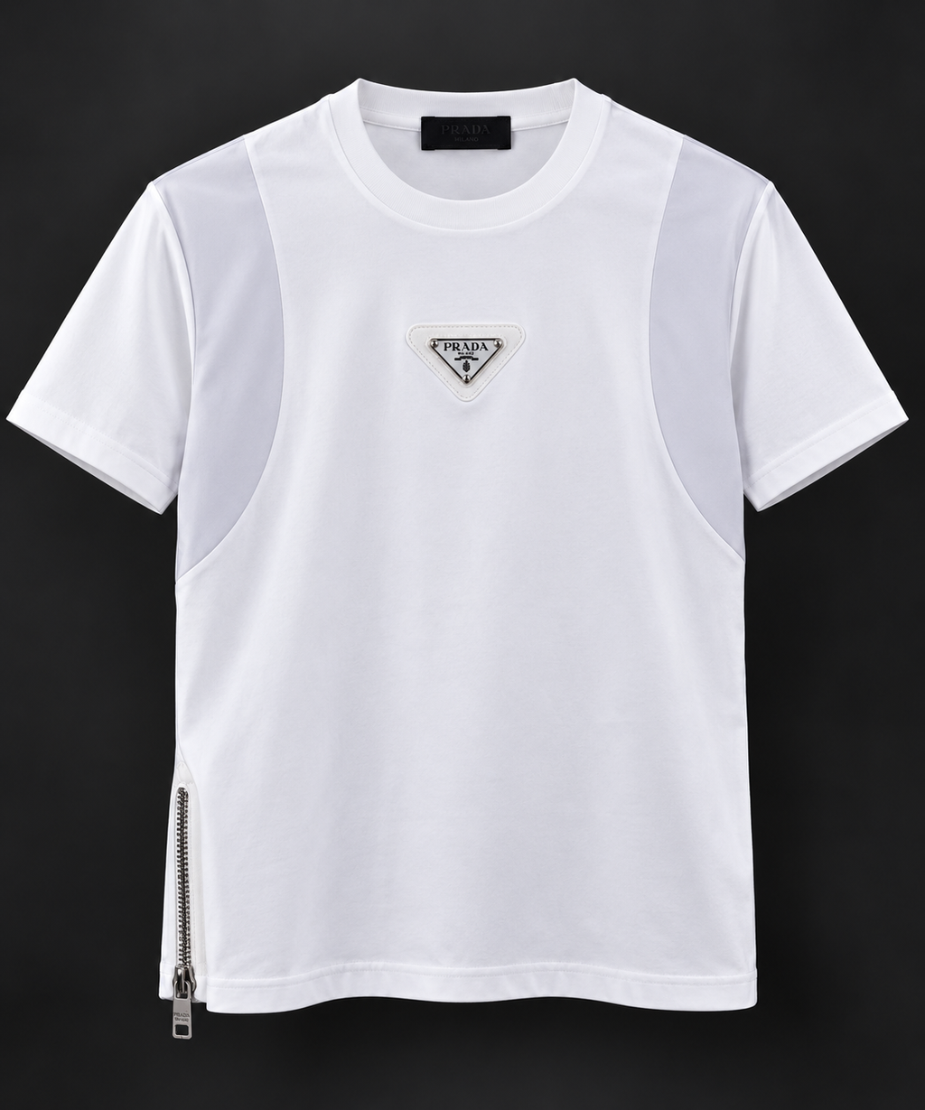 Prada Milano White Signature T-Shirt