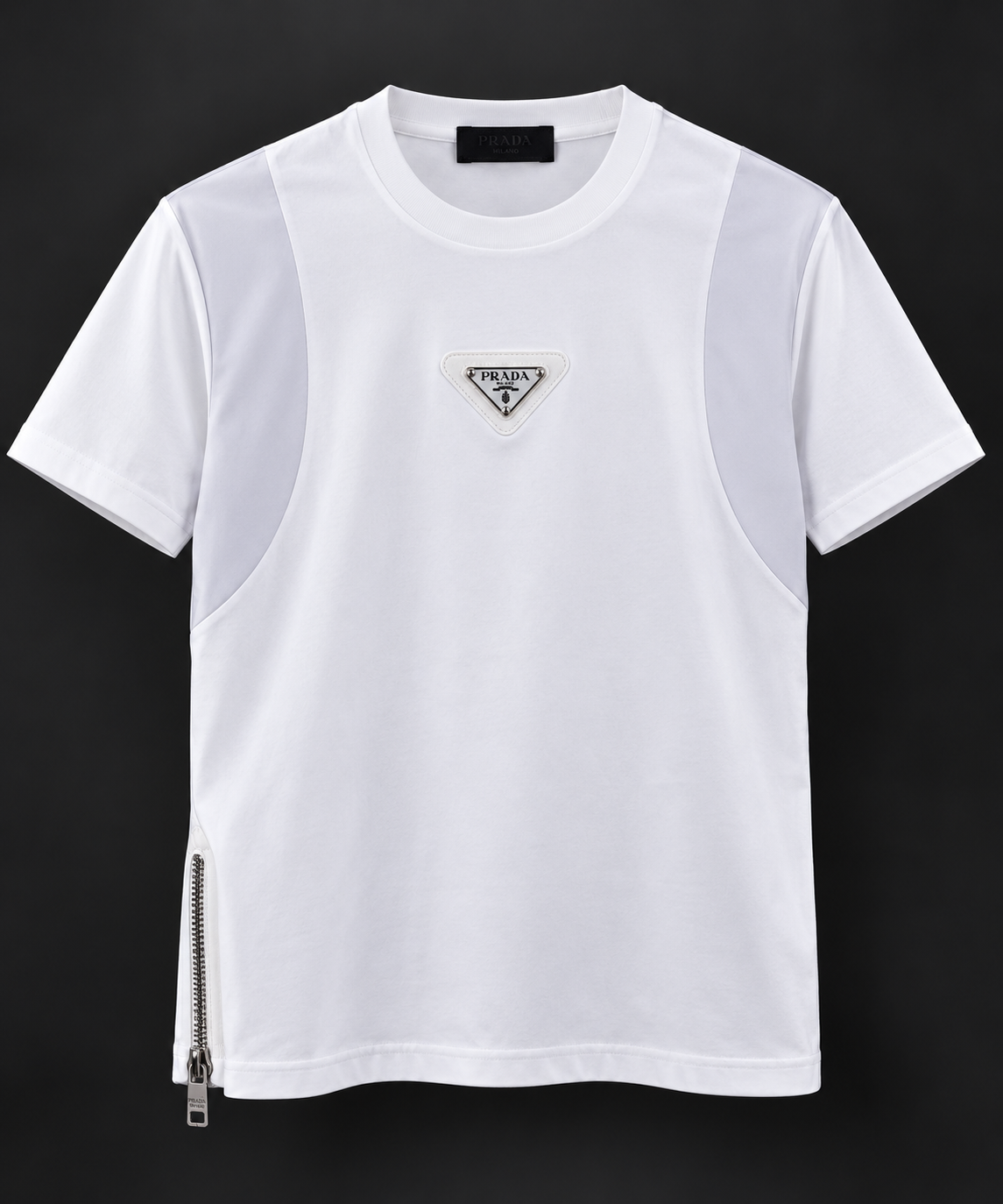 Prada Milano White Signature T-Shirt