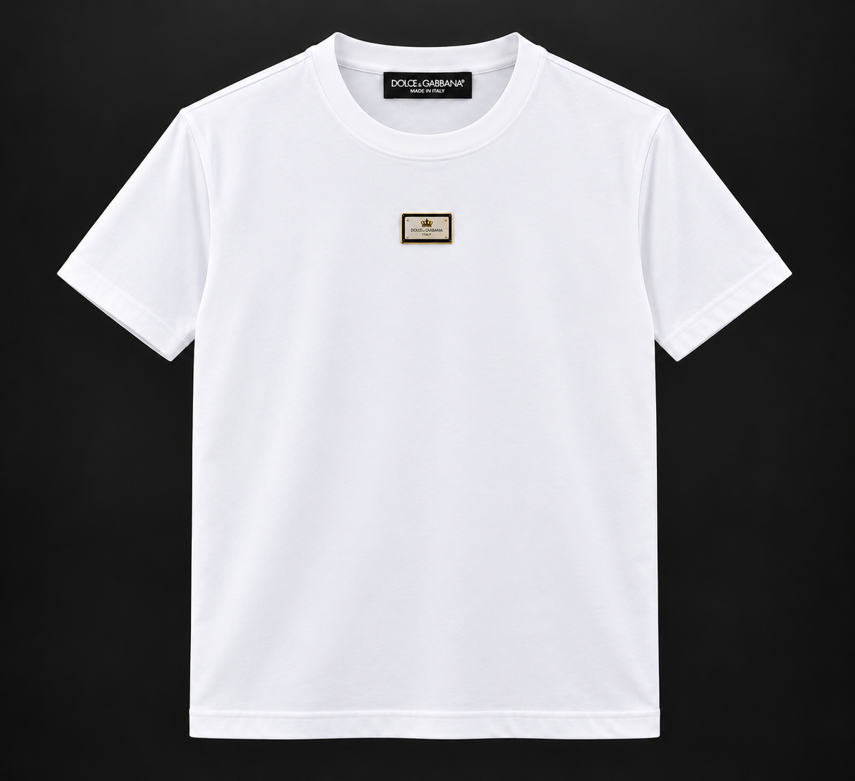 Dolce & Gabbana T-Shirt – Λευκό με Premium Logo